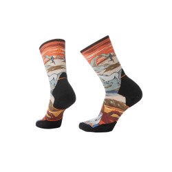 Smartwool Athlete Edition Run Trail Magic Crew Print Sock Men's in Multicolor